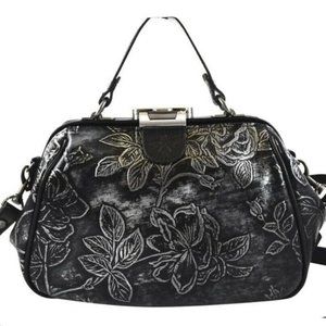 Black Bark GRACCHI Exclusive Handbag/Crossbody Bag